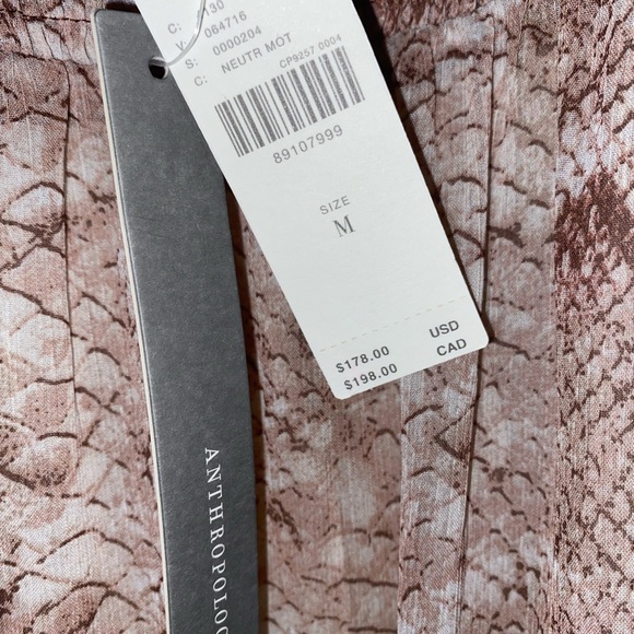 BY ANTHROPOLOGIE SHORT-SLEEVE TIERED MIDI DRESS - Picture 8 of 8